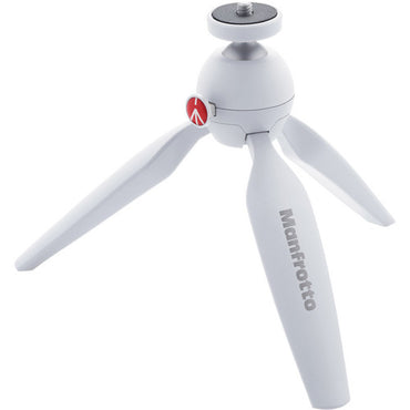 Manfrotto MTPIXI-WH PIXI Mini Table Top Tripod for DSLR Cameras, Smartphones, Apple Phones (WHITE)