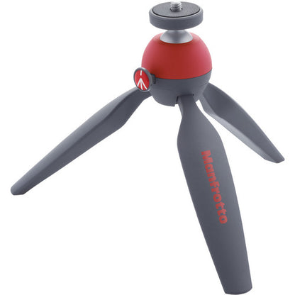 Manfrotto PIXI EVO Mini Table Top Tripod for Vlogging, Zoom Meetings, Livestreams, Red (MTPIXIEVO-RD)