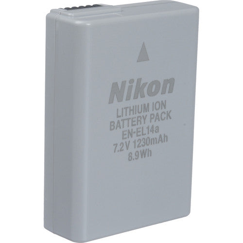 Pxel Nikon EN-EL14A 7.2v 1230mAh Class A Battery Replacement for Select Nikon Cameras