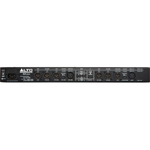 Alto Professional AX2304 Professional Stereo 2-Way, 3-Way, and Mono 4-Way Crossover