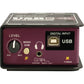 Radial Engineering High Performance 24bit/96kHz Digital Audio Converter USB-Pro Stereo USB Laptop Direct Box