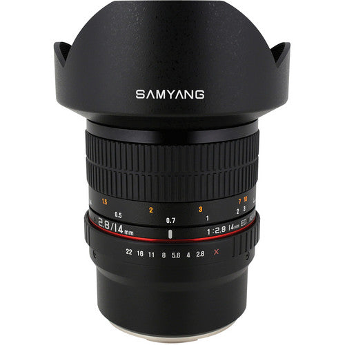 Samyang Ultra Wide Angle 14mm f/2.8 ED AS IF UMC Lens for Fujifilm X Mount Mirrorless Camera