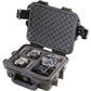 Pelican iM2050 GoPro Protector Storm Case Airtight and Watertight Hard Casing with Foam and Attached Vortex Valve for GoPro HERO Action Camera Gear (GP1 / GP2) (Black)