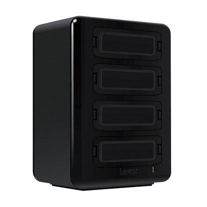 Lexar LRWHR2RBNA Professional Workflow HR2 4-Bay Thunderbolt 2 or USB 3.0 Hub