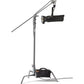 Pxel LS40 Riser C-Stand with Arm Turtle Base Kit for Studio Lighting, Reflector etc