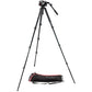 Manfrotto MVK504AQ Aluminum Single Leg Video System for Travelling, Vlogging, Photoshoots, etc. (Black)