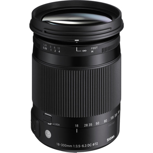 Sigma 18-300mm f/3.5-6.3 Three Aspherical Elements DC Macro OS HSM Contemporary Lens for Nikon F