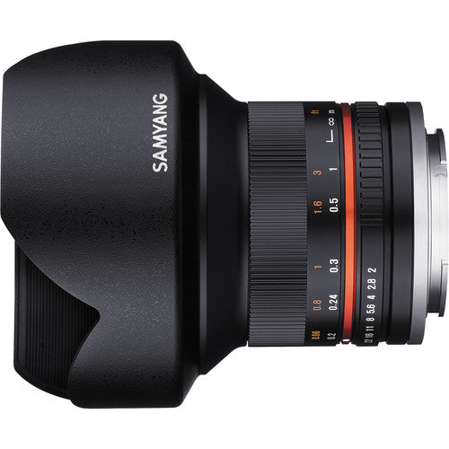 Samyang 12mm f/2.0 NCS CS Lens for Panasonic and Olympus Micro Four Thirds Mount (Black) SY12M