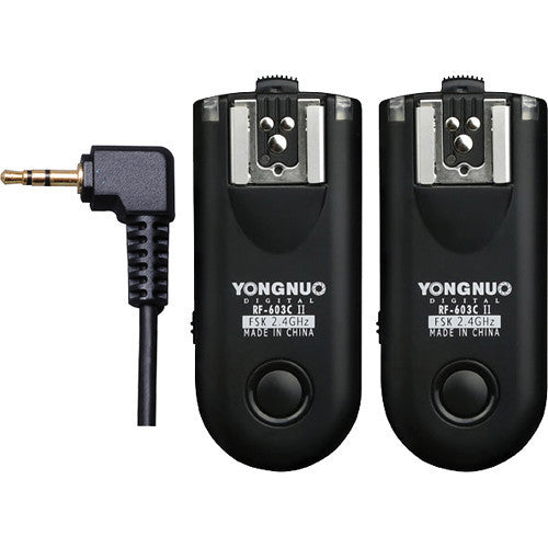 Yongnuo RF603 II Canon Transceiver 2.5mm Connection