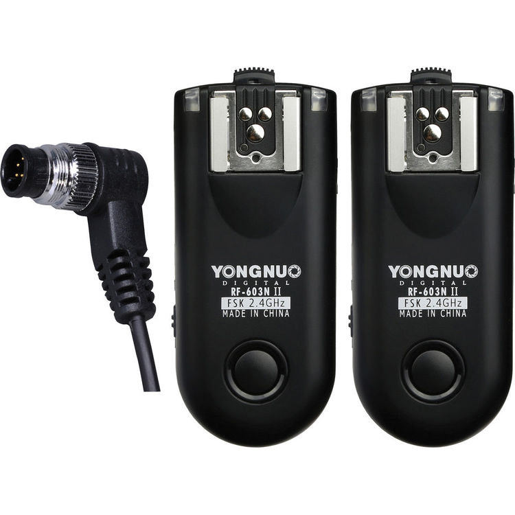 YONGNUO RF603II N N1 Wireless Flash Trigger Kit for Nikon 10-Pin Connection