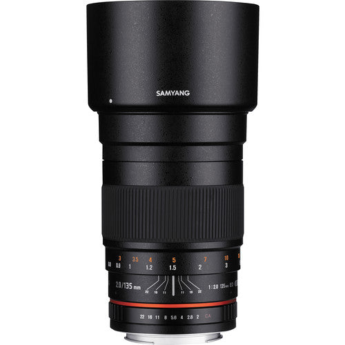 Samyang Ultra Multi-Coating 135mm f/2.0 ED UMC Lens for Canon EF-M Mount Camera SY135M-M