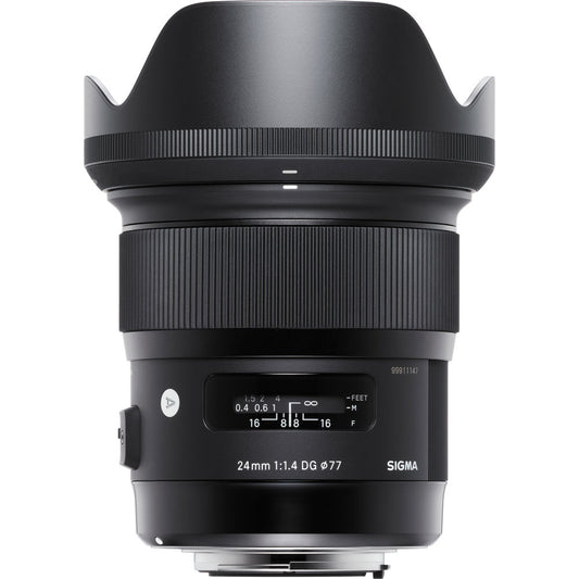 Sigma 24mm f/1.4 Full-Time Manual Focus Override DG HSM Art Lens for Canon EF