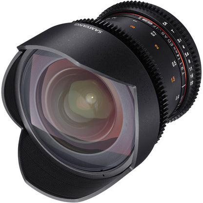 [CLEARANCE] Samyang Manual Focus 14mm T3.1 VDSLR II Cine Lens Suitable for Canon EF DSLR Camera SYDS14M-C