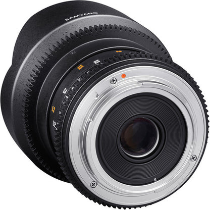 [CLEARANCE] Samyang Manual Focus 14mm T3.1 VDSLR II Cine Lens Suitable for Canon EF DSLR Camera SYDS14M-C