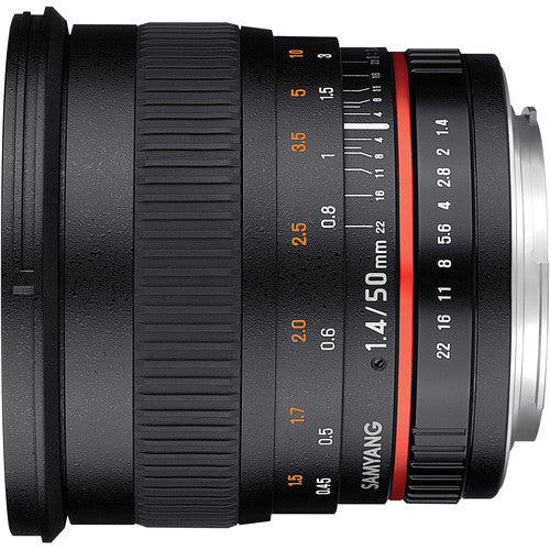 Samyang 50mm f/1.4 AS UMC Lens for Canon EF 50M-C