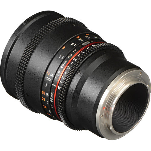 Samyang 85mm T1.5 VDSLRII Cine Lens Perfect for Sony E-Mount