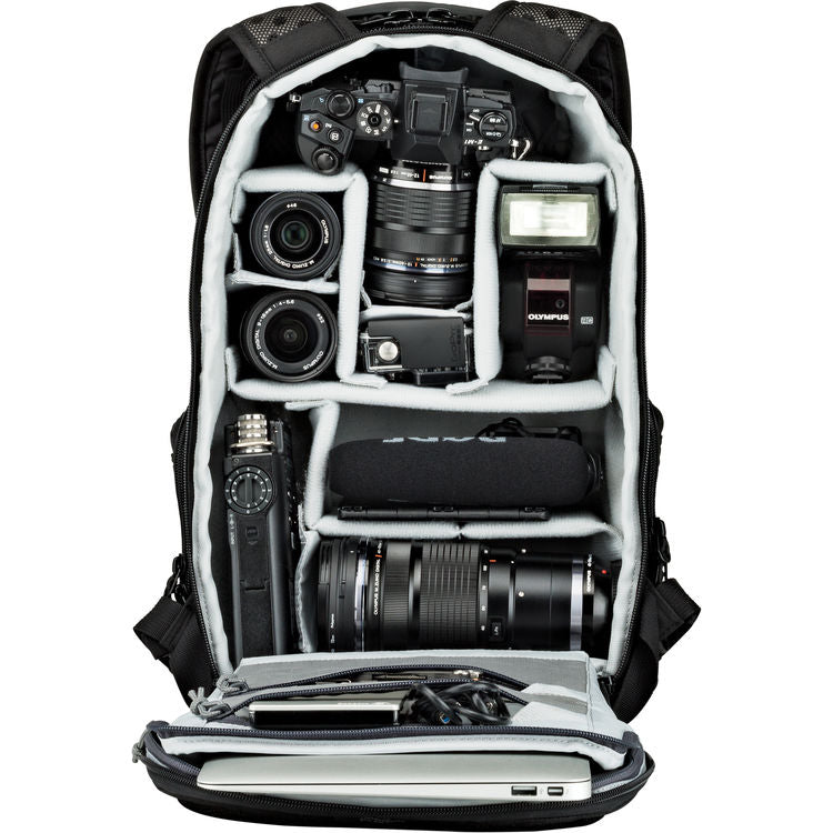 Lowepro ProTactic BP 250 AW Mirrorless Camera and Laptop Backpack Bag (Black)