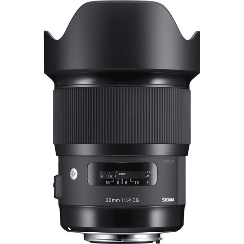 Sigma 20mm f/1.4 FX Format Wide-Angle Prime DG HSM Art Lens for Nikon F