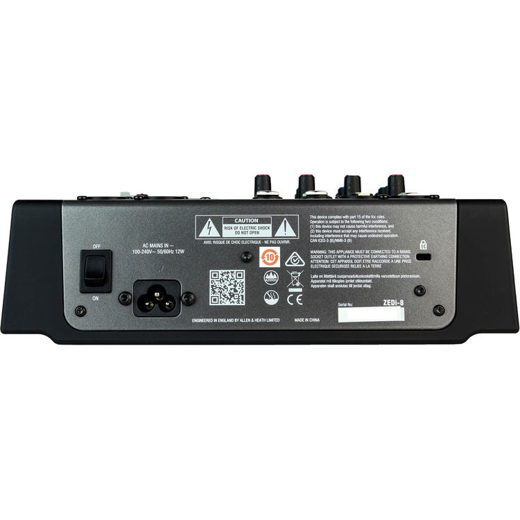 Allen & Heath ZEDi-8 Compact Hybrid Mixer/USB Interface