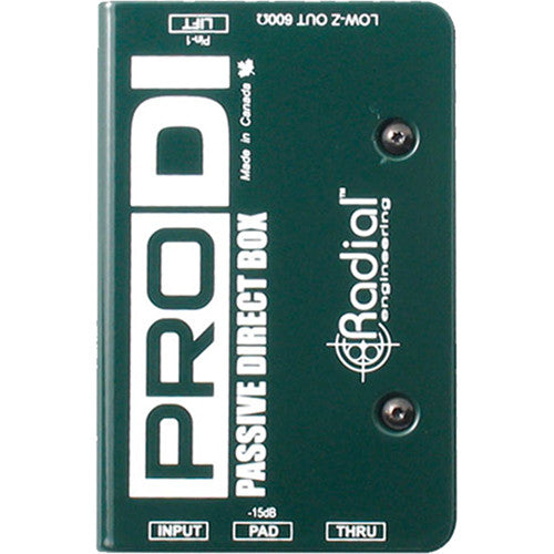 Radial Engineering ProDI 1-channel Passive Instrument Direct Box