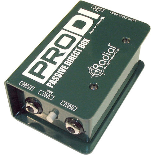 Radial Engineering ProDI 1-channel Passive Instrument Direct Box