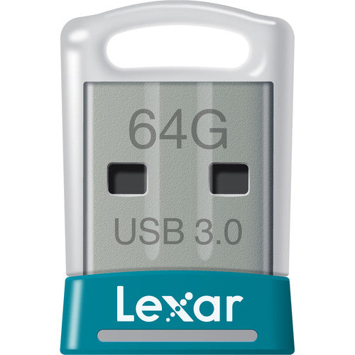 Lexar 64GB JumpDrive S45 USB 3.0 Flash Drive with up to 150MB/30MB/s Read and Write Speed | LJDS45-64GABAP