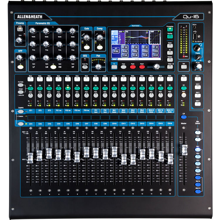 Allen & Heath Qu-16C - Rackmountable Digital Mixer