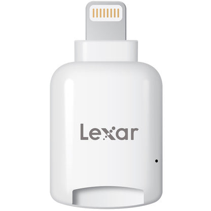 Lexar LRWMLBAP MicroSD Memory Card Reader with Lightning Connector for iOS Devices