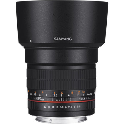 [CLEARANCE] Samyang MF 85mm f/1.4 Aspherical Lens for Nikon F with AE Chip SY85MAE-N