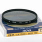 Hoya Standard Circular Polarizing CIR-PL Digital Slim Multi-Coated Filter for Camera Lens