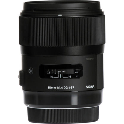 Sigma 35mm f/1.4 DG Hyper Sonic Motor System DG HSM Art Lens for Nikon F