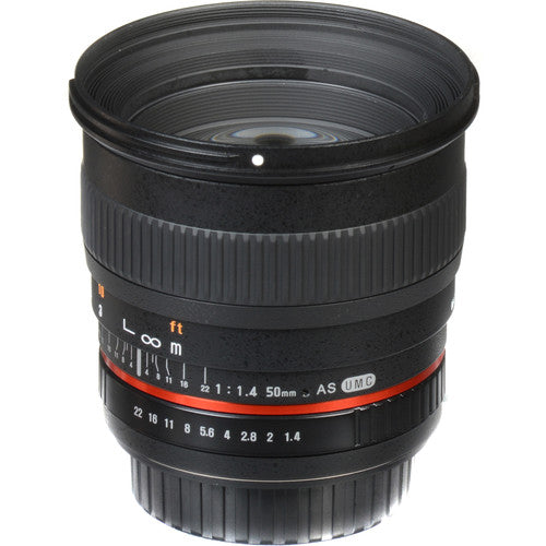 Samyang 50mm f/1.4 AS UMC Lens for Canon EF 50M-C