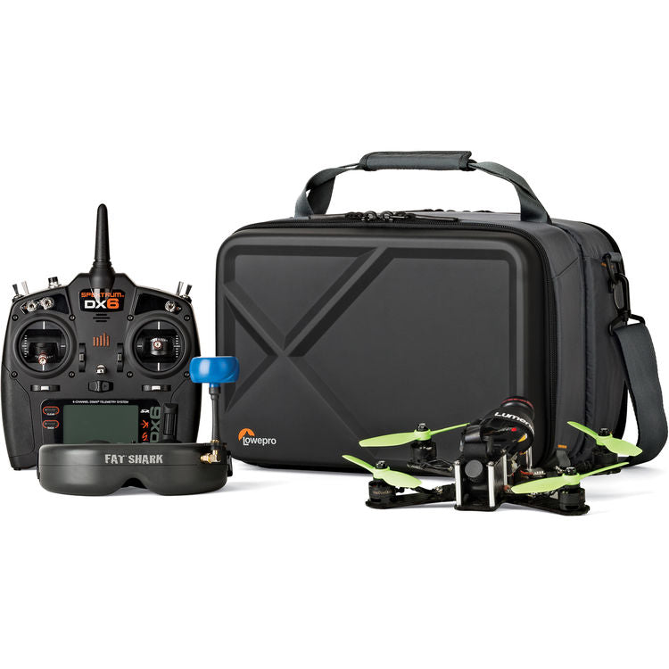 Lowepro Quad Guard Kit Flexible Dual-Carrying Case for FPV 250 Class Quad Racing Drone (Black/Grey)
