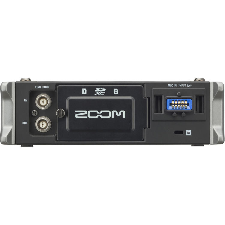 Zoom F4 Multitrack Field Recorder with Timecode - 6 Inputs / 8 Tracks