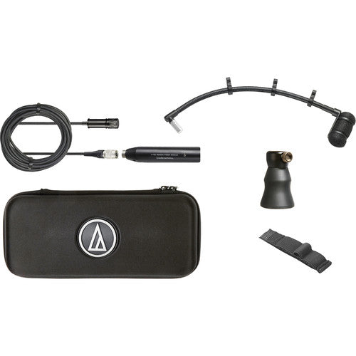 Audio Technica ATM350PL Cardioid Condenser Instrument Microphone with Gooseneck & Magnetic Piano Mount (Long)