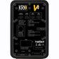 KRK V4 Series 4-inch Active 2-Way Studio Monitor 85W Kevlar Tweeter and Woofer, Bi-Amped Class D Amplifier