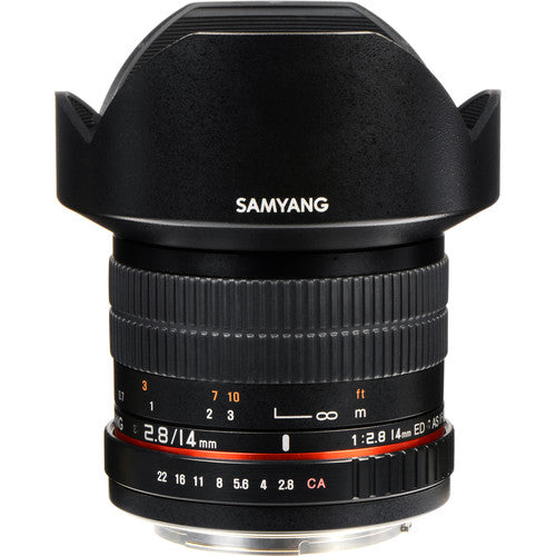 Samyang Wide Angle Prime 14mm f/2.8 ED AS IF UMC Lens Fit for Canon EF SY14M-C