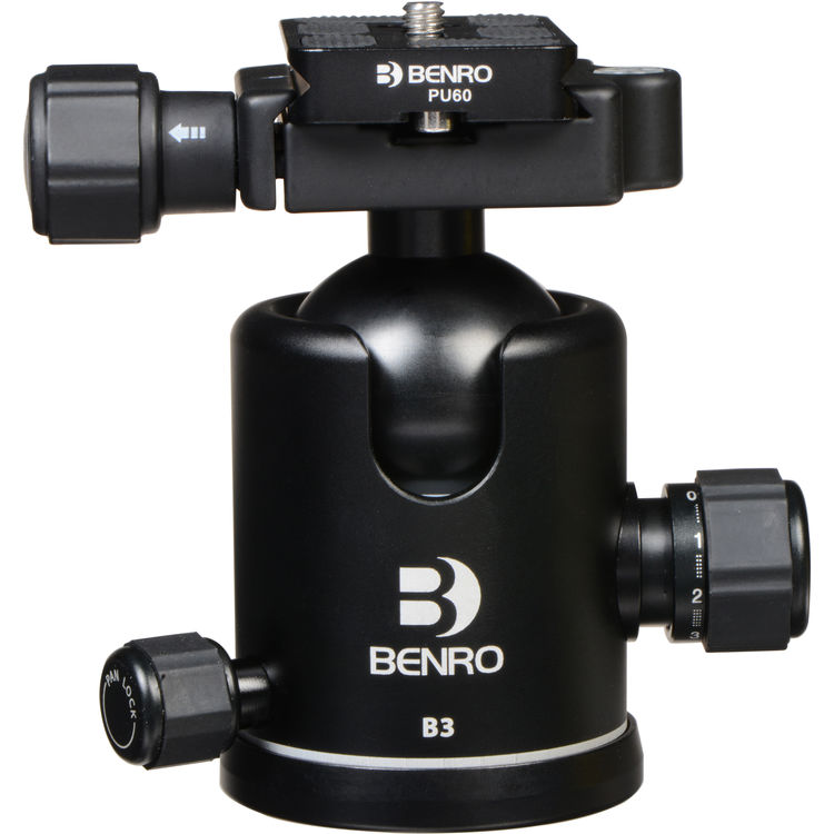 Benro B3 Triple Action Ball Head for Tripod and Monopod