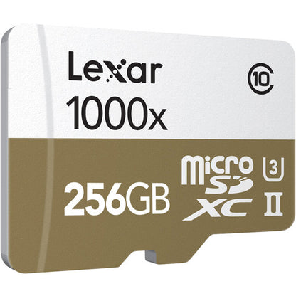 Lexar Professional 256GB 1000x microSDXC UHS-II Memory Card with USB 3.0 Card Reader