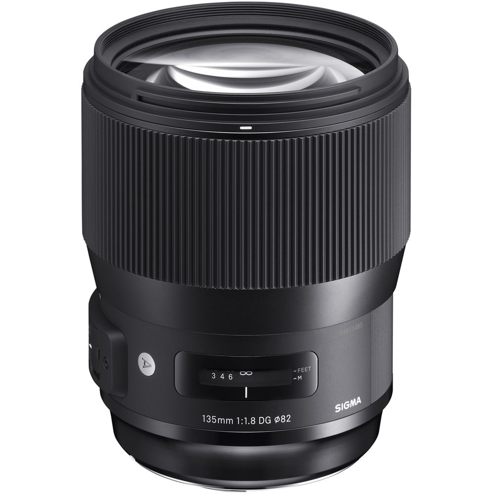 Sigma 135mm f/1.8 Hyper Sonic AF Motor, Manual Override DG HSM Art Lens for Canon EF