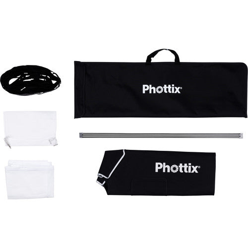 Phottix Solas Strip Softbox with Grid 35x140cm or 14x55 Inches