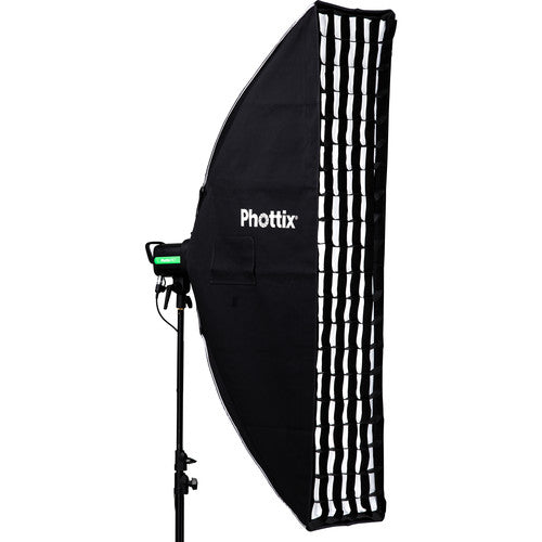 Phottix Solas Strip Softbox with Grid 35x140cm or 14x55 Inches