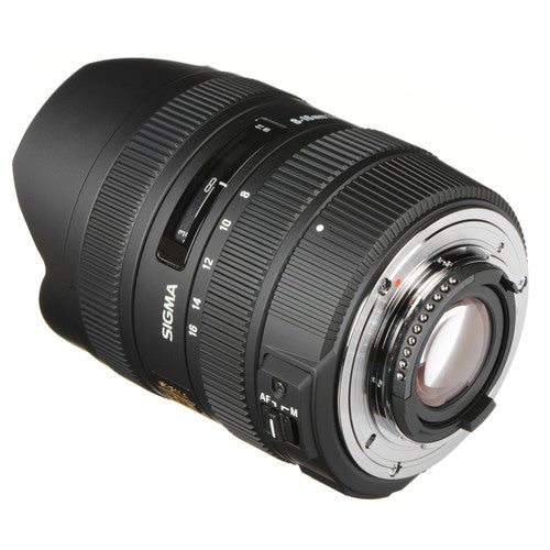 Sigma 8-16mm f/4.5-5.6 Ultra-Wide Zoom DC HSM Lens for Nikon F