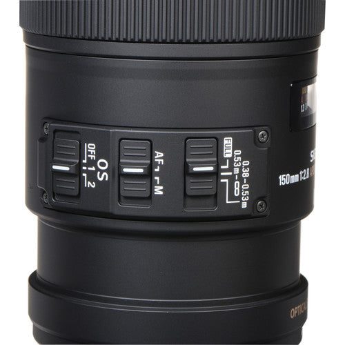 Sigma 150mm f/2.8 APO Macro EX DG OS HSM Lens for Canon EF