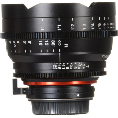 Samyang Xeen 16mm T2.6 Cine Lens (PL Mount) for Arri Camera Full Frame Prime Lenses for Professional Cinema Videography