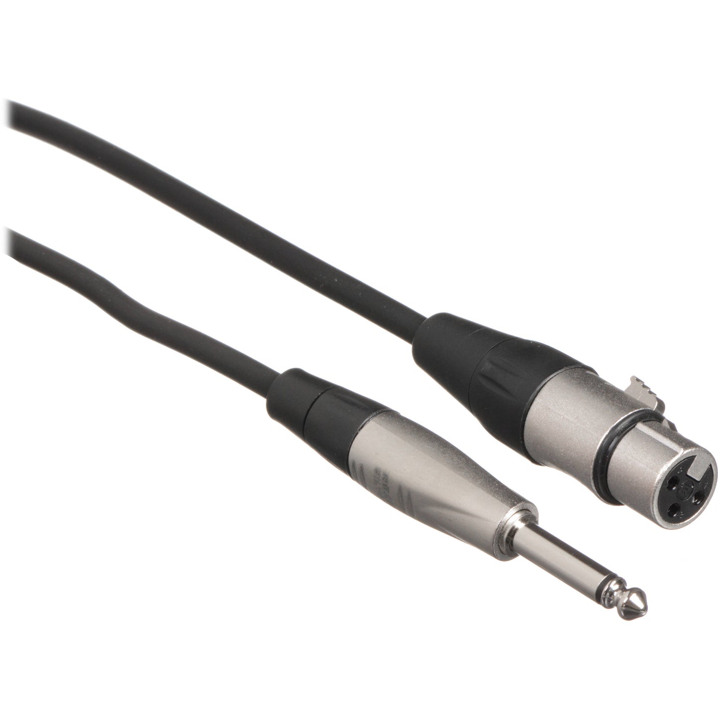 Hosa Technology HPX-010 Unbalanced 1/4" TS Male to 3-Pin XLR Male Audio Cable (10')