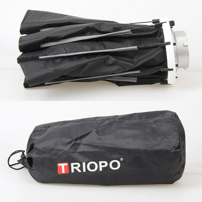 Triopo K55 55cm Portable Octagon Softbox Bowens Mount with Outdoor Soft Box and Honeycomb Grid for Photography, Outdoor Shooting