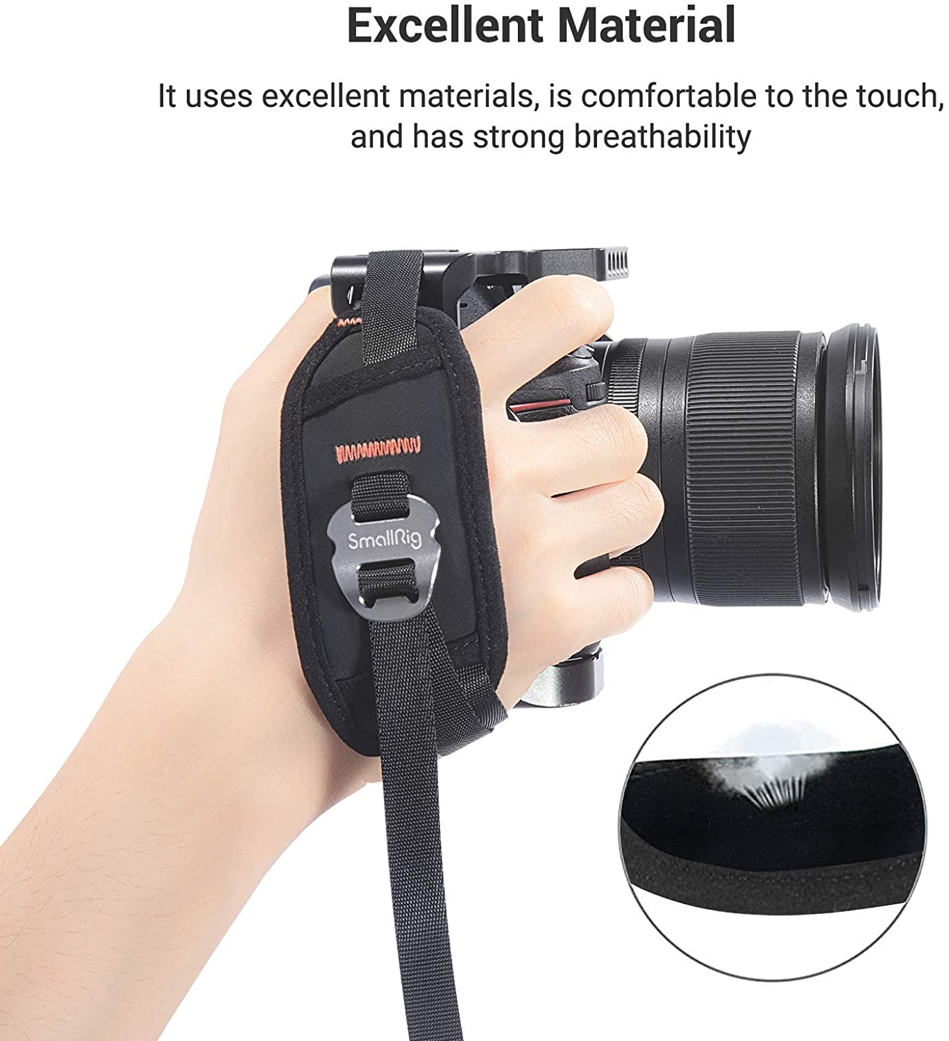 SmallRig PAC2456 12MM Width Universal Hand Strap for Cameras