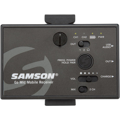 [CLEARANCE] Samson Go Mic Mobile Handheld Wireless System with Q8 Professional Dynamic Microphone for Android, iOS Devices