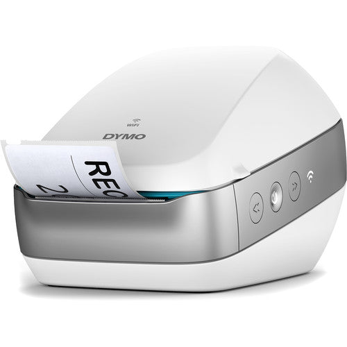 Dymo Label Writer Wireless Label Printer with Built-in Wifi and Control Feature using DYMO Connect Mobile App (White)
